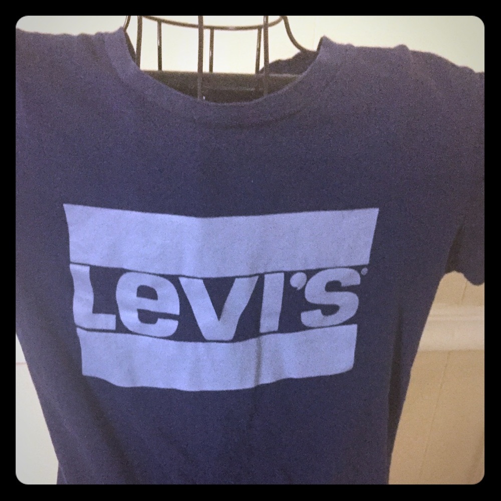 Dark Blue Levi’s Logo Top